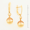 Серьги из красного золота 585 пробы