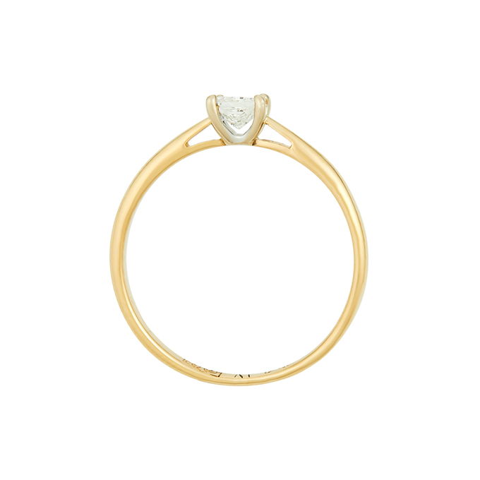 Кольцо из золота 750 пробы c бриллиантом, Л 3309 6542 за 67900