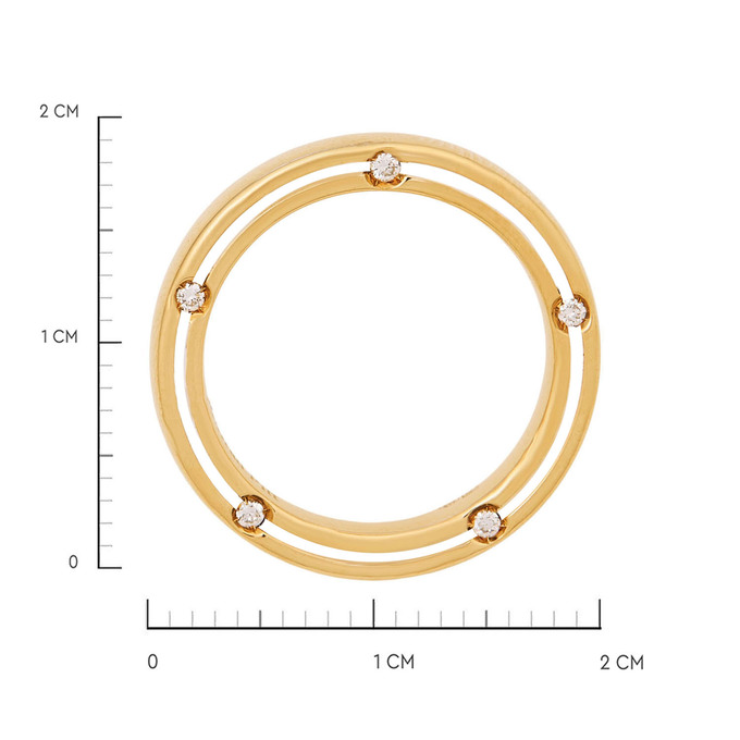 Кольцо Damiani, Л 0614 5320 за 89500