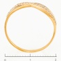 Кольцо из красного золота 585 пробы c фианитами Л30128187 фото 4