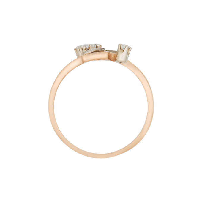 Кольцо из золота 585 пробы c бриллиантами, Л 0911 2370 за 37520