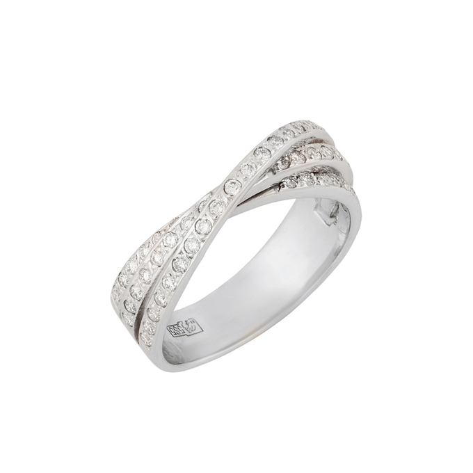 Кольцо из золота 585 пробы c бриллиантами, Л 3706 7066 за 56000