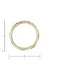 Кольцо из комбинированного золота 585 пробы c 14 бриллиантами Л37056151 фото 4