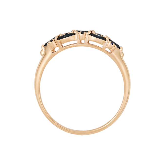 Кольцо из золота 585 пробы c сапфирами, Л 2811 6535 за 31600