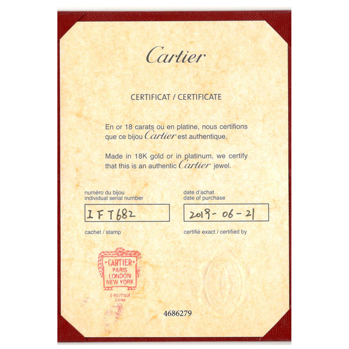 Кольцо Cartier Juste un Clou, Л 2812 6086 за 320000