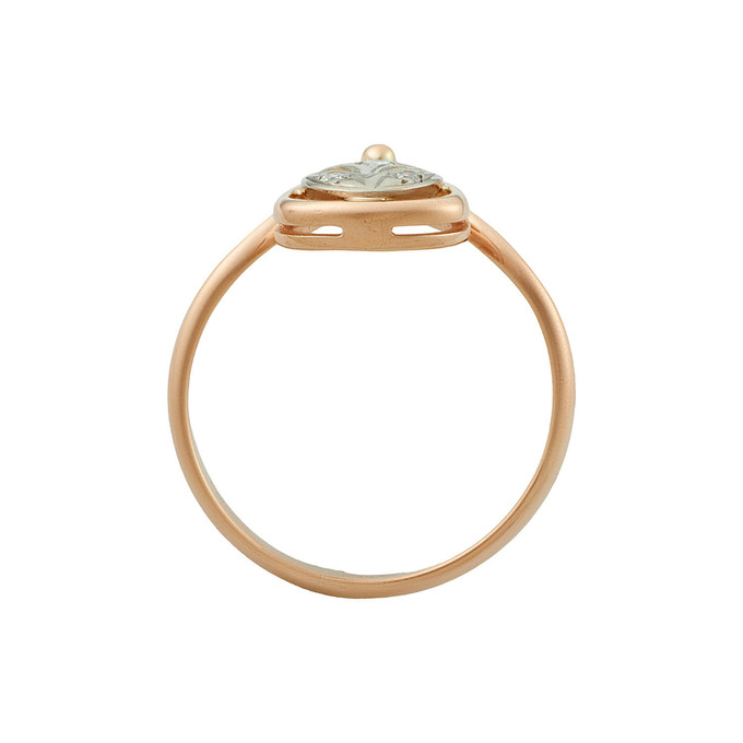 Кольцо из золота 585 пробы c бриллиантами, Л 7502 8052 за 31600