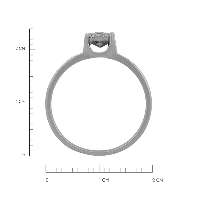 Кольцо из золота 585 пробы c бриллиантами, Л 5703 8081 за 23920