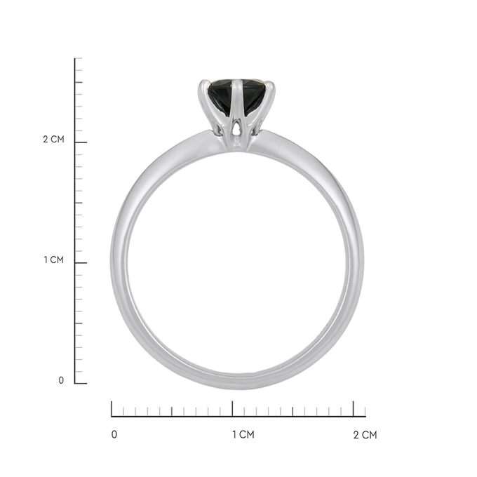 Кольцо из золота 585 пробы c сапфиром, Л 0808 8553 за 46125
