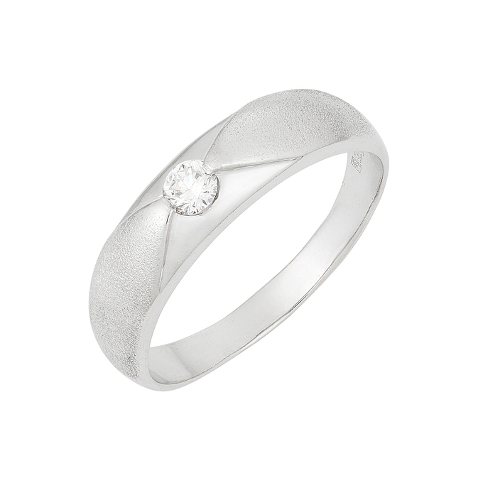 Кольцо из золота 585 пробы c бриллиантом, Л 2413 5821 за 48300