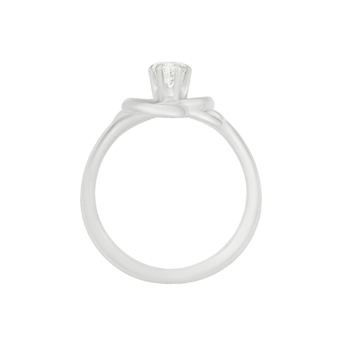 Кольцо из золота 750 пробы c бриллиантом, Л 1615 7467 за 102320