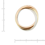 Кольцо из комбинированного золота 750 пробы Л28085251 фото 4