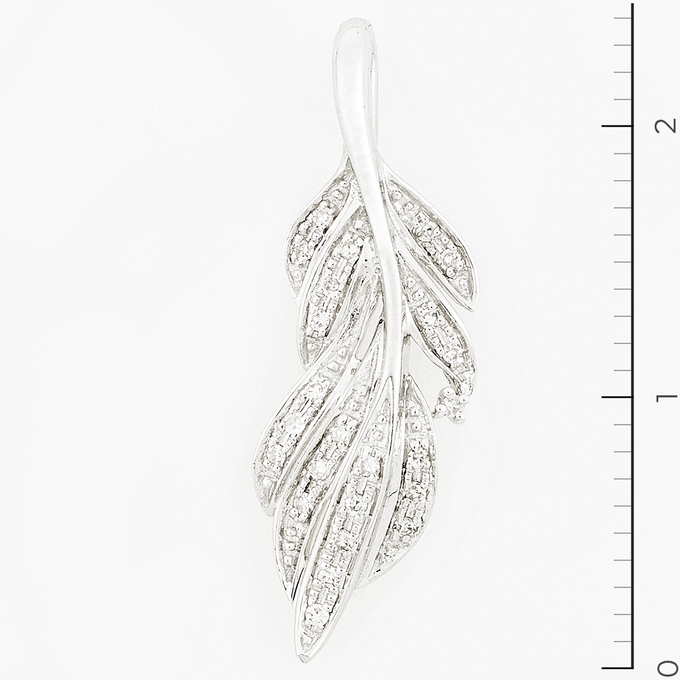 Подвеска из золота 585 пробы c бриллиантами, Л 5404 8453 за 14320