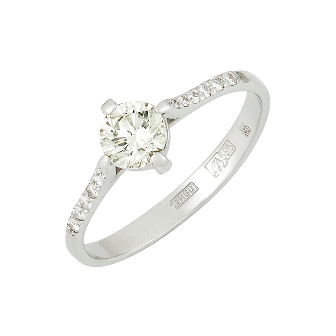 Кольцо из золота 585 пробы c бриллиантами, Л 2812 1636 за 85000