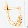 Серьги из золота 585 пробы c фианитами