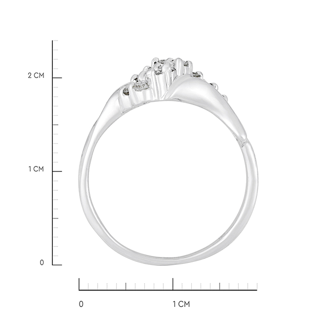 Кольцо из золота 585 пробы c бриллиантами, Л 4807 6458 за 44800