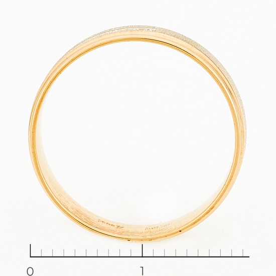 Кольцо из комбинированного золота 585 пробы c 8 бриллиантами, Л41061415 за 12450