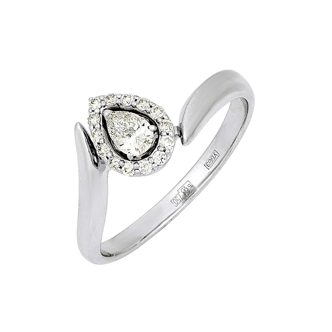 Кольцо из золота 750 пробы c бриллиантами, Л 2812 0121 за 65000