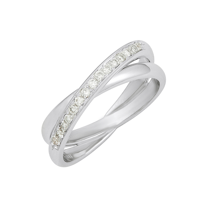 Кольцо из золота 750 пробы c бриллиантами, Л 3309 6939 за 66025