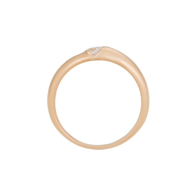 Кольцо из золота 585 пробы c бриллиантом, Л 4306 5821 за 59120