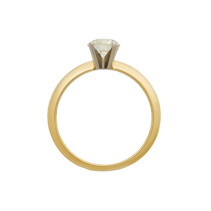 Кольцо из золота 585 пробы c бриллиантом, Л 4710 2542 за 231600