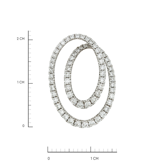 Подвеска из золота 750 пробы c бриллиантами, Л 2811 7774 за 62900