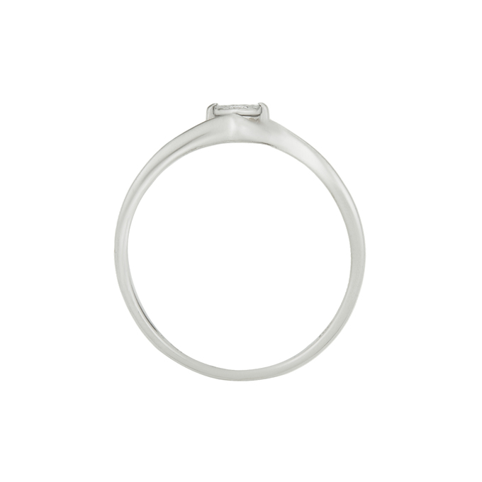 Кольцо из золота 585 пробы c бриллиантом, Л 7001 0375 за 11940