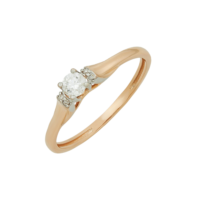 Кольцо из золота 585 пробы c бриллиантами, Л 4508 2586 за 29200