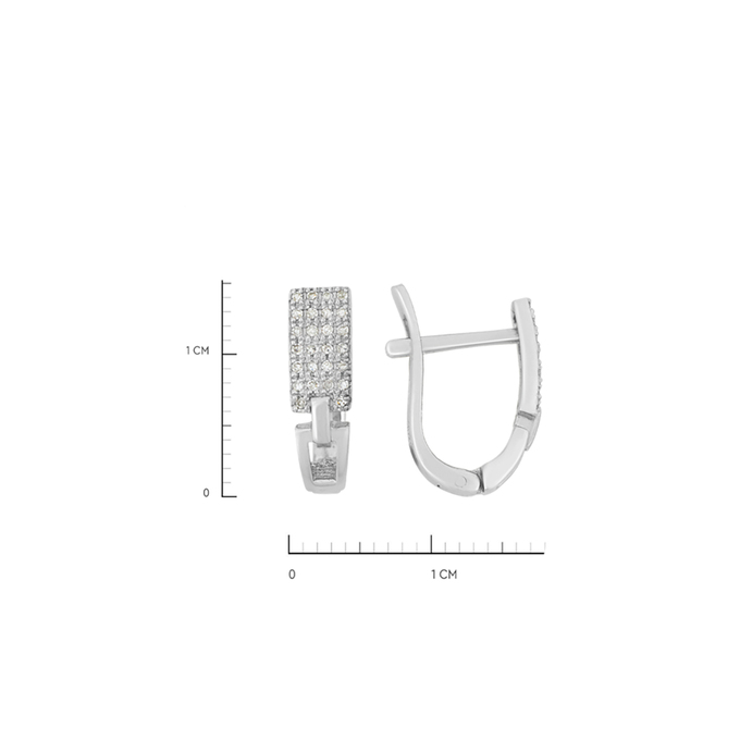 Серьги из золота 585 пробы c бриллиантами, Л 5102 8231 за 24720