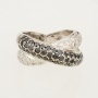 Кольцо из белого золота 750 пробы c 65 бриллиантами Л23124021 фото 2