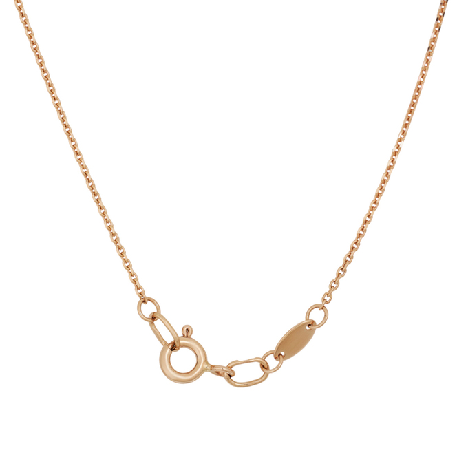 Колье из золота 585 пробы c топазом, хризолитом и синтетическими камнями, Л 2811 6950 за 34240