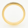 Кольцо из комбинированного золота 585 пробы c 54 бриллиантами Л19071870 фото 3