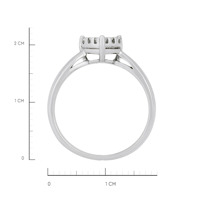 Кольцо из золота 585 пробы c бриллиантами, Л 2811 7657 за 40250
