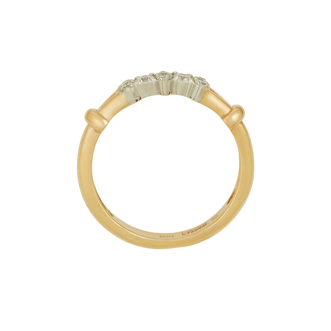 Кольцо из золота 585 пробы c бриллиантами, Л 0515 3380 за 43920