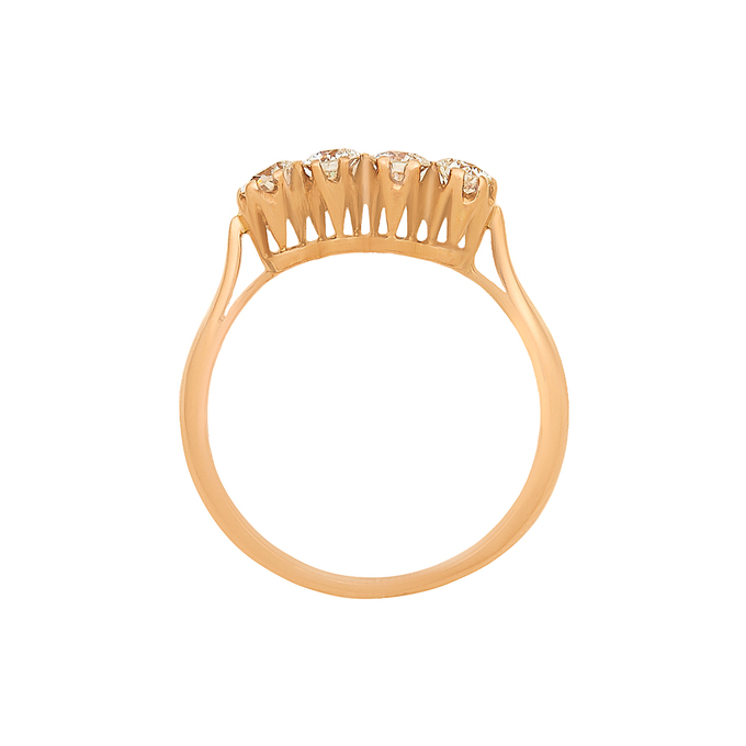 Кольцо из золота 585 пробы c бриллиантами, Л 2811 8162 за 95600