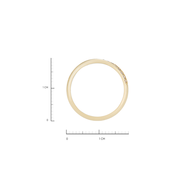 Кольцо из золота 585 пробы c бриллиантами, Л 1615 7155 за 31600