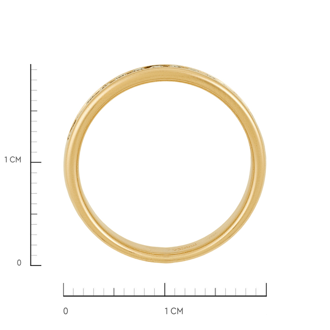 Кольцо из золота 585 пробы c бриллиантами, Л 3606 6435 за 51200