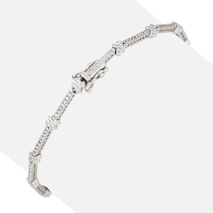 Браслет из золота 750 пробы c Бриллиант, Л 5204 6427 за 127000