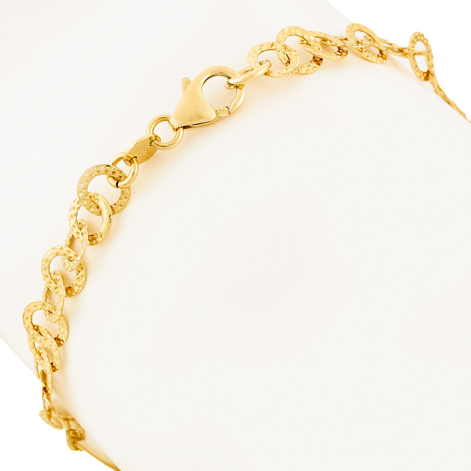 Браслет из желтого золота 585 пробы