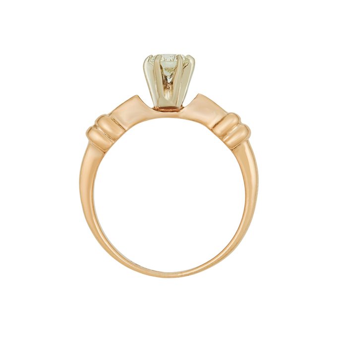 Кольцо из золота 585 пробы c бриллиантом, Л 2316 2593 за 101500