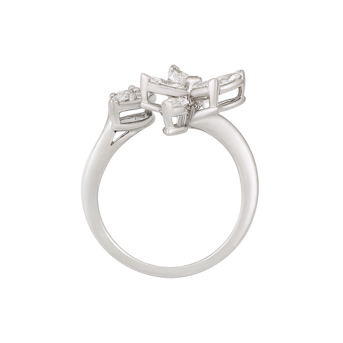 Кольцо из золота 750 пробы c бриллиантами, Л 4508 1905 за 190000