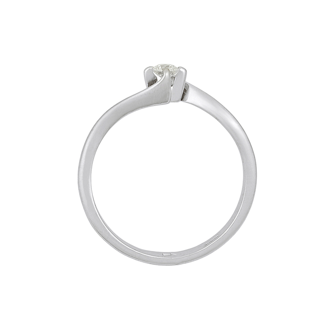 Кольцо из золота 585 пробы c бриллиантом, Л 1208 6604 за 27200