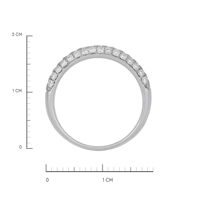 Кольцо из золота 585 пробы c бриллиантами, Л 1911 9552 за 32500