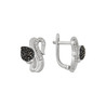 Серьги из золота 585 пробы с бриллиантами