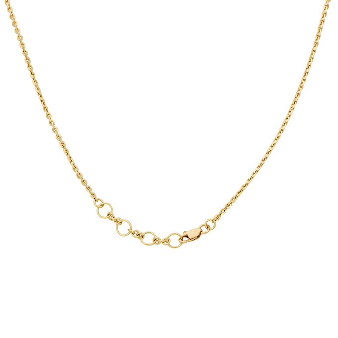 Колье из золота 750 пробы c хризолитами, гранатами, цитринами, аметистами, цветными сапфирами и культивированным жемчугом, Л 2810 0609 за 370000