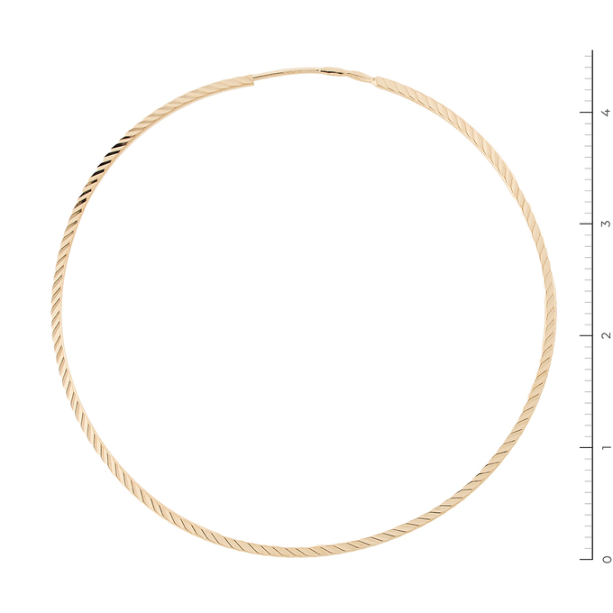 Серьги из красного золота 585 пробы