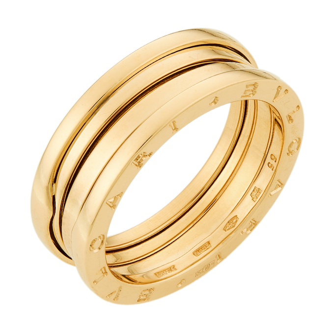 Кольцо Bvlgari золото, 750, 3 к.,11,25 гр. (чистый вес 11,25 гр.) 65 размер,  Bvlgari B.Zero1