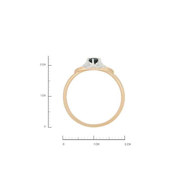 Кольцо из золота 585 пробы c сапфиром, Л 5405 9043 за 24150