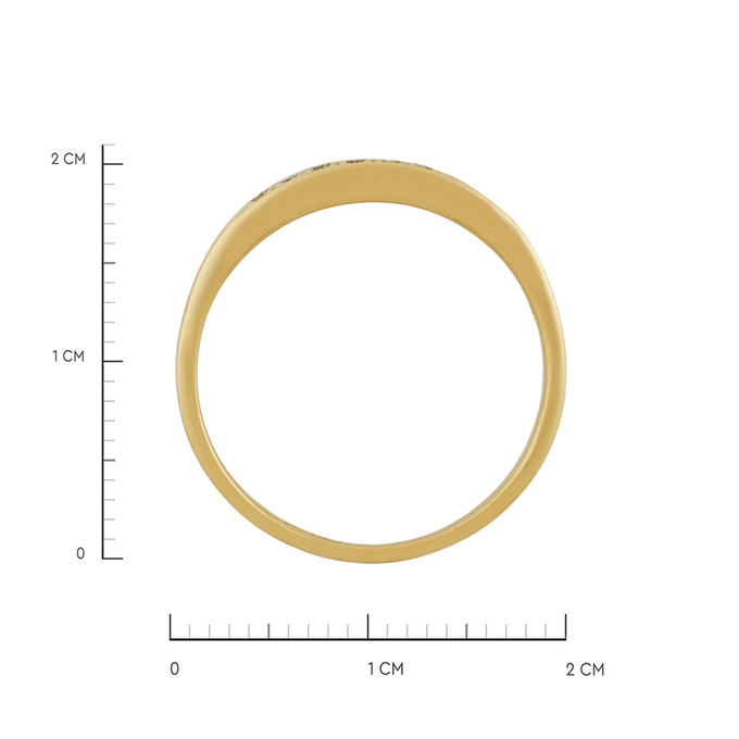 Кольцо из золота 585 пробы c бриллиантами, Л 7101 8853 за 32400