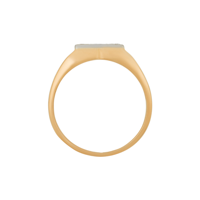 Кольцо из золота 585 пробы c цветным сапфиром и бриллиантами, Л 6103 1234 за 55920