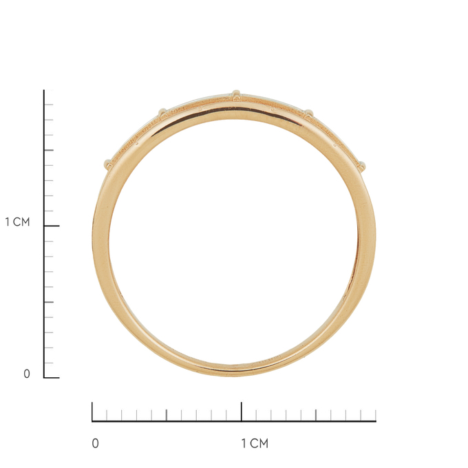 Кольцо из золота 585 пробы c бриллиантами, Л 4107 4184 за 22050